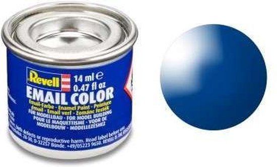 Revell #52 Blue - Gloss - RAL5005 - Enamel - 14ml Paint Pot