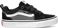 Vans Youth Filmore Sneakers - Suede/Canvas - Black/Pewter - Size 37