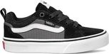 Vans Youth Filmore Sneakers - Suede/Canvas - Black/Pewter - Size 37
