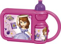 Joy Toy Disney Sofia Set snackbox en sportfles, 400 ml