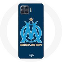 Maniacase Oppo A93 5G hoesje Olympique de Marseille OM blauw logo