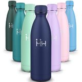 HoneyHolly Roestvrijstalen Waterfles 1000 ml Dubbelwandige Vacuüm Geïsoleerde Waterfles. Houdt Koude Dranken 24 uur en Warme Dranken 12 uur. Lekvrije Thermosfles BPA Vrij