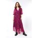EsQualo Long Wrap Over Floral Wilding Print Robe Taille : 36