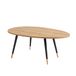 BAÏTA Biologische salontafel – kleur hout en zwart – L 98 cm