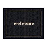 MD-Entree MD Entree - Paillasson - Ambiance Welcome Black - 50 x 70 cm