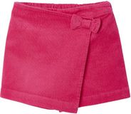 Vertbaudet Jupe-short en velours pour filles fuchsia