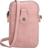 Beagles Fontecada Telefoontasje Dames - Crossbodytas met verstelbare en afneembare schouderband - Schoudertas van Imitatieleder - Oudroze
