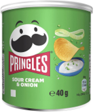 Diversen Pringles Sour Cream & Onion chips 40 gram (12 stuks)