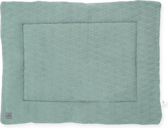 Jollein Boxkleed River Knit - Ash Green - 80x100cm