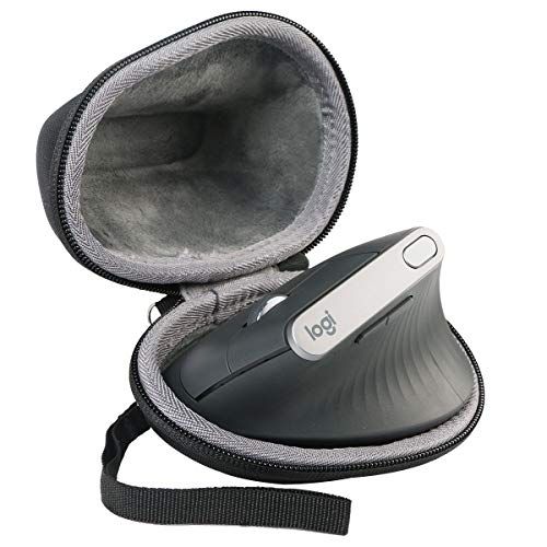 co2CREA Harde reis-beschermhoes etui voor Logitech MX Vertical muis en accessoires (alleen hoes) (M)