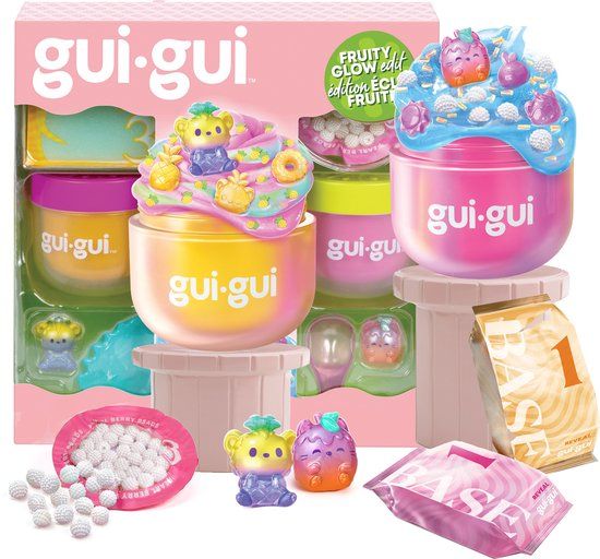 Gui Gui Slijm - Fruity Glow Deluxe Duo Pack