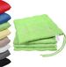 NatureMark Set de 4 coussins de chaise avec rubans 40x40 cm - vert pomme