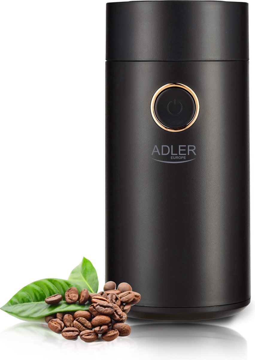 Adler Koffiemolen - Koffiemolen electrisch - RVS - Zwart - Koffiebonen maler