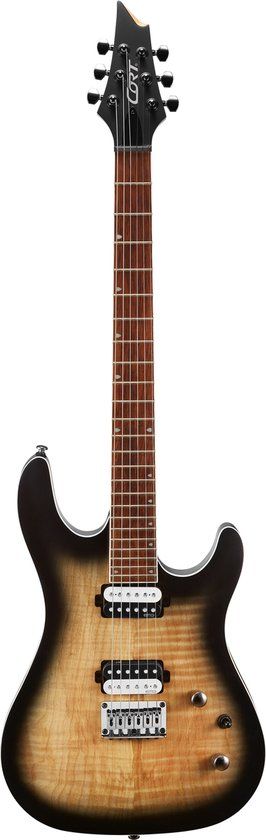 Cort KX300 Elektrische gitaar Open Pore Raw Burst