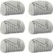 Icecat Plaids 6 Pcs Gris 150 X 130 Cm Polaire