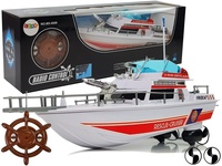 Viking Choice RC bestuurbare boot - brandweer - speelgoedboot - 44x12x15cm