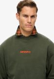 Superdry Micro Logo sweatshirt Heren army khaki L