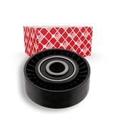 febi bilstein 31382 Idler Pulley voor extra riem, pak van één | Compatibel met: MERCEDES-BENZ A-CLASS, VANEO