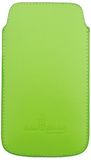 Urban Monkey telefoonhoes met treklip en microvezel bekleding voor smartphone tot 4-4,3 inch groen