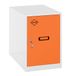 SimonRack Spind, métal, blanc/orange, 475 x 400 x 500 cm