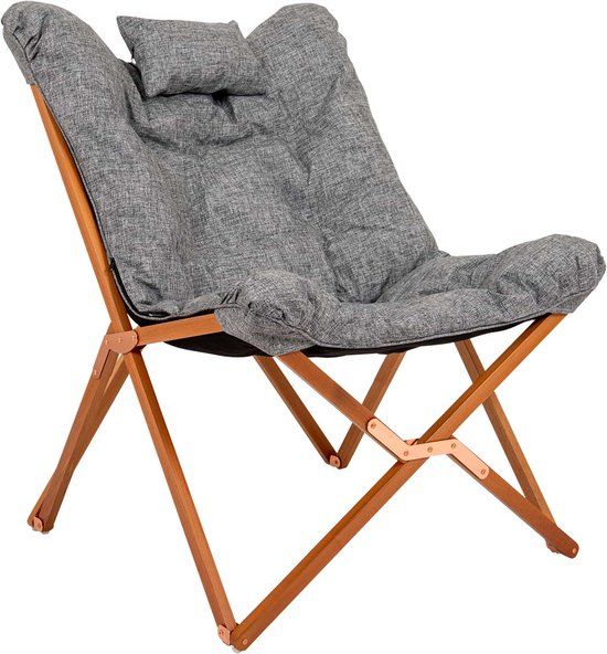 Bo-Camp - Urban Outdoor - Bloomsbury Comfort Relaxstoel - Grijs
