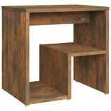VidaXL Nachtkastje 40x30x40 cm bewerkt hout gerookt eikenkleurig