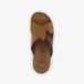 Bugatti pantoufles en cuir pour homme cognac bleu - Taille 42