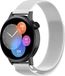 Strap-it Milanese band - zilver - Geschikt voor Huawei Watch GT 3 - 42mm