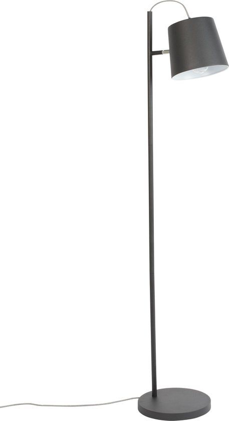 Zuiver Buckle Head Vloerlamp Zwart | Staande lamp - Rond - E27
