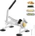 Vevor Coupe-légumes commercial, 1/4 pouce, acier inoxydable, aluminium, argent