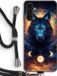 Case Company® - Samsung Galaxy A04s Case with Cord - Wolf Dreamcatcher - Black Cord - Back Cover