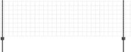 vidaXL Euro-hek met palen 10 x 0,8 m PVC-coated staal grijs mesh