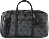 GUESS reistas schoudertas Weekender Duffle Bag Coal Logo donkergrijs