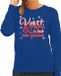 Bellatio Decorations Shoppartners Bv Foute kersttrui / sweater blauw kerst is leuk voor anderen voor dames - kerstkleding / christmas outfit L