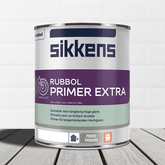 Sikkens Rubbol Primer Extra - Grondverf - Wit - 1 liter
