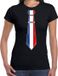 Bellatio Decorations Verkleed shirt voor dames - Frankrijk - Zwart - S