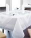 texpot Damast tafelkleed 320 x 140 cm wit
