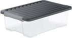 Rotho core plus opbergboxen - afsluitbaar - set van 4 - stapelbaar - 30 ltr