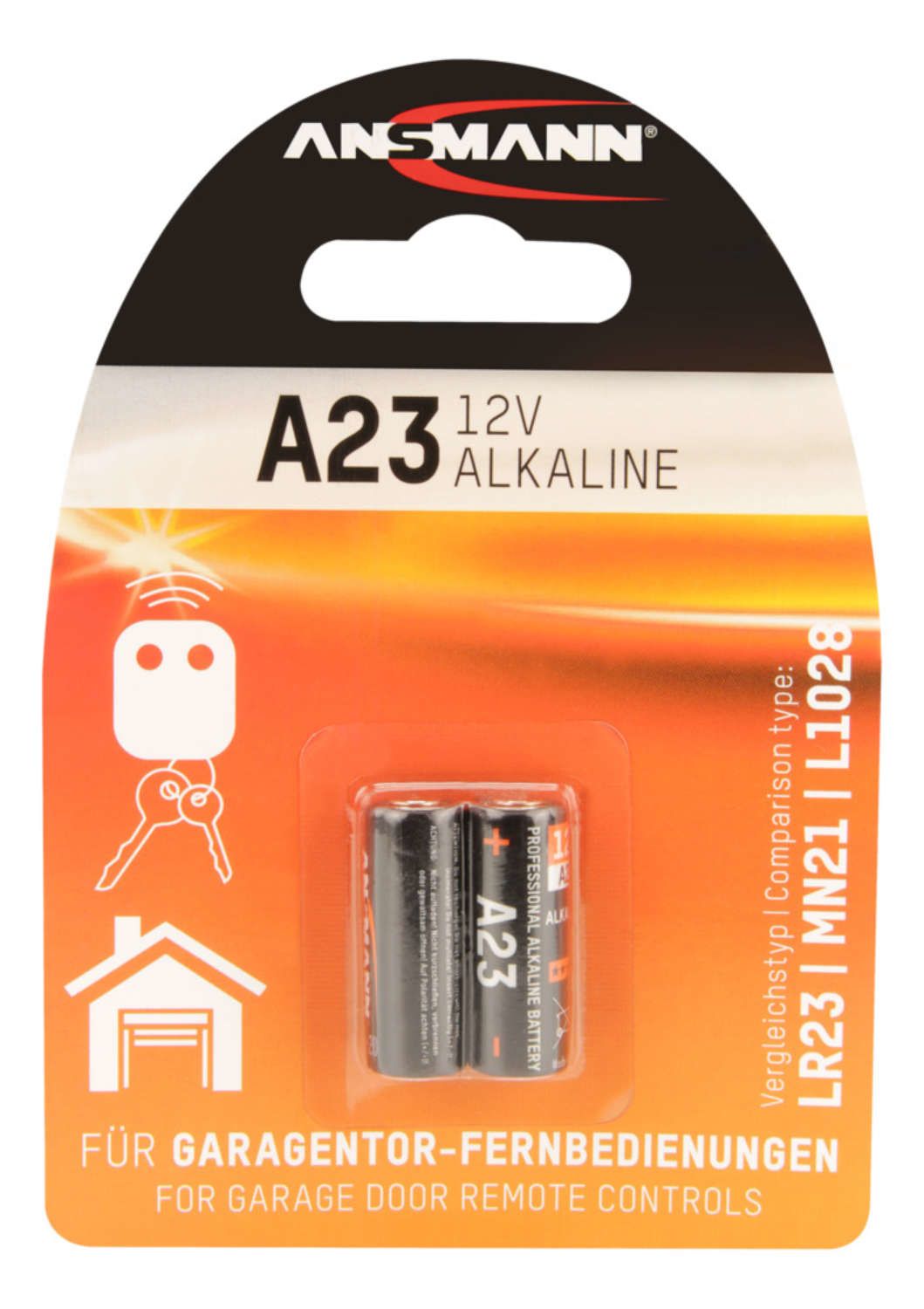 Ansmann 1510-0024 LR32A Alkaline Wegwerpbatterij 12 V 2 stuk(s) Zwart