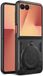 Techsuit Hoesje geschikt voor Samsung Galaxy Z Flip 7 - CamGuard Pro Back Cover - Zwart