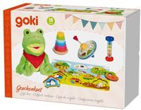 Goki cadeau set speelgoed - kleurrijk baby cadeau voor 18 maanden+