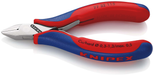 Knipex Pince coupante de côté pour électronique | Longueur 115 mm | Poignées multi-composants - 77 32 115 SB