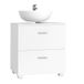 Songmics VASAGLE CUSTOS Collectie Wastafelmeubel - 60 x 30 x 63,8 cm - Wolkenwit