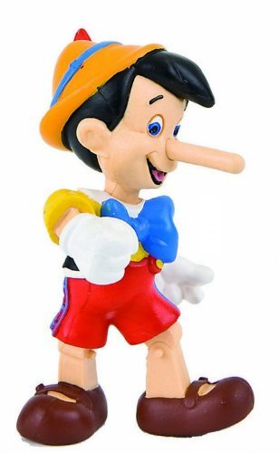 Bullyland 12399 - speelfiguur, Walt Disney Pinocchio, ca. 6 cm, ideaal als taartfiguur, detailgetrouw, PVC-vrij, leuk cadeau voor kinderen om fantasierijk te spelen