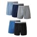 Hanes Boxers, Cotton Knit Comfortable Boxer Underwear, Moisture-wicking Cotton Boxers, 5-pack heren Exposed Tailleband Gebreide Boxer - Meerdere Packs Beschikbaar (5-Pack)