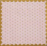 Santex Feest servetten - Stippen - 20 stuks - 25 x 25 cm - Papier - Roze/Goud