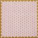 Santex Feest servetten - Stippen - 20 stuks - 25 x 25 cm - Papier - Roze/Goud