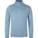 LACOSTE Klassieke trui met 1/4 rits, blauwgrijs