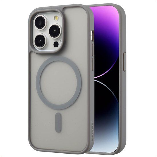 imoshion Color Guard Backcover geschikt voor MagSafe - Grijs - iPhone 14 Pro