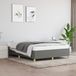 Maison Exclusive - Cadre de lit sans matelas gris foncé 140x190 cm tissu